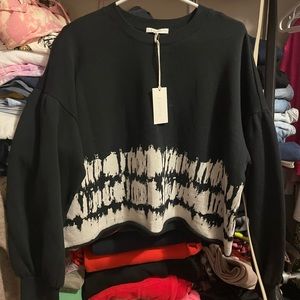 BRAND NEW - with tags - TYE DYE CROPPED SWEATER